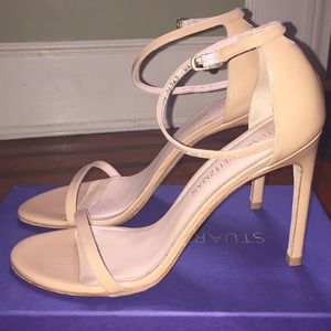Stuart Weitman Nude Strappy Sandal